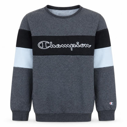 Champion Boys Grey Colourblock Pullover Sweatshirt 11-12 Years