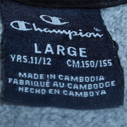 Champion Boys Grey Colourblock Pullover Sweatshirt 11-12 Years