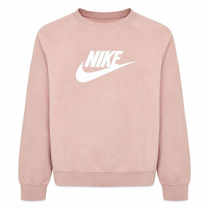 Womens UK Size L Nike Pink Pullover Sweatshirt