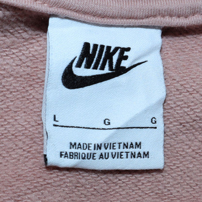 Womens UK Size L Nike Pink Pullover Sweatshirt