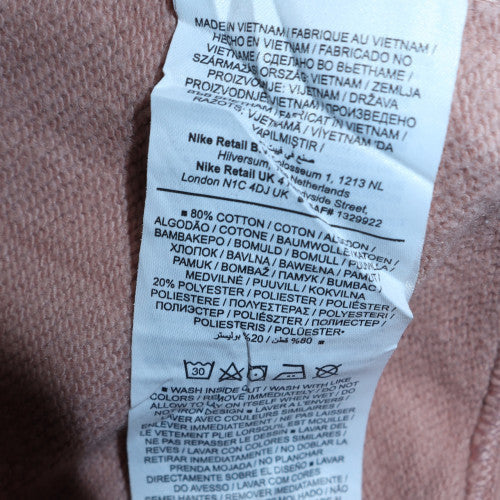 Womens UK Size L Nike Pink Pullover Sweatshirt