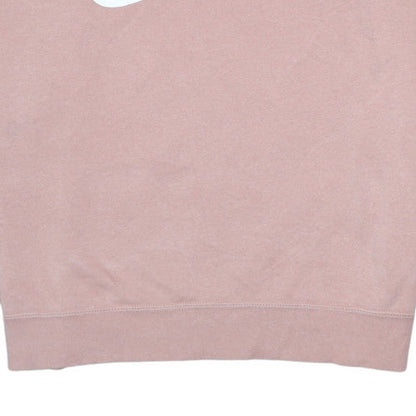 Womens UK Size L Nike Pink Pullover Sweatshirt