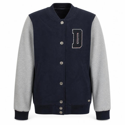 Tom Tailor Denim Men's Blue Grey Varsity Jacket Size M