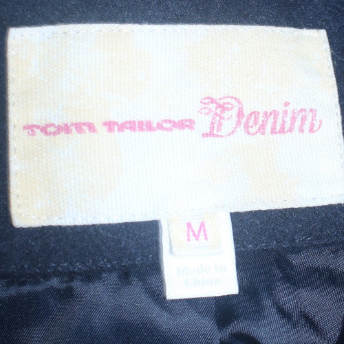 Tom Tailor Denim Men's Blue Grey Varsity Jacket Size M