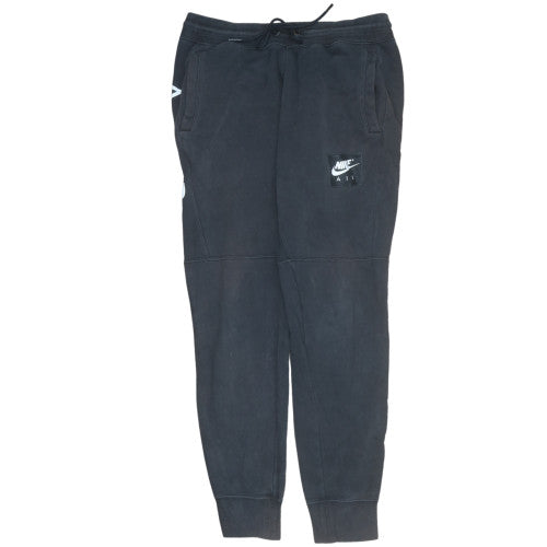 Mens UK Size M Nike Regular Fit Jogger Black Trousers