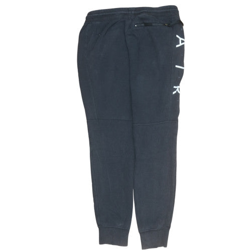 Mens UK Size M Nike Regular Fit Jogger Black Trousers