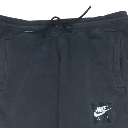 Mens UK Size M Nike Regular Fit Jogger Black Trousers