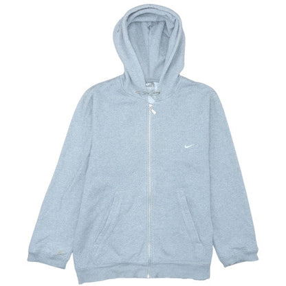 Mens UK Size L Nike Grey Full Zip Hoodie