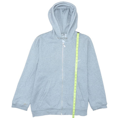 Mens UK Size L Nike Grey Full Zip Hoodie