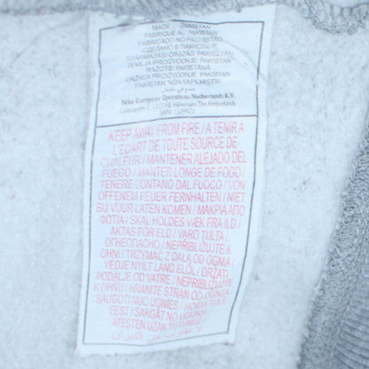 Mens UK Size L Nike Grey Full Zip Hoodie