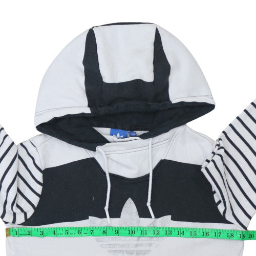 Womens UK Size 14 adidas Black Pullover Hoodie