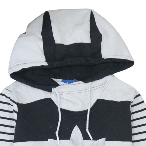 Womens UK Size 14 adidas Black Pullover Hoodie