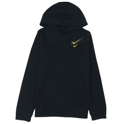 Nike Boys Black XL Pullover Hoodie Fleece Sweatshirt 158-170cm
