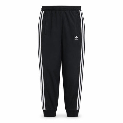 Front view of Adidas Men Black Joggers M Regular Fit Cotton Blend Sports Trousers