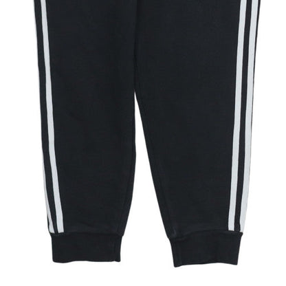 Adidas Men Black Joggers M Regular Fit Cotton Blend Sports Trousers