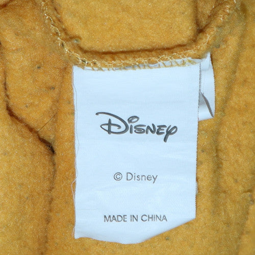Womens UK Size M Disney Yellow Pullover Sweatshirt