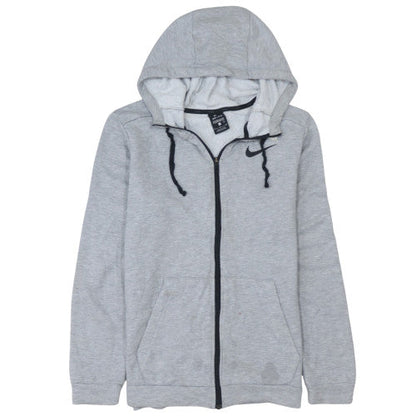Mens UK Size S Nike Grey Full Zip Hoodie