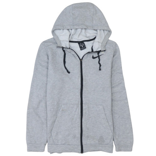 Mens UK Size S Nike Grey Full Zip Hoodie