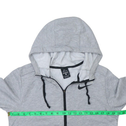 Mens UK Size S Nike Grey Full Zip Hoodie