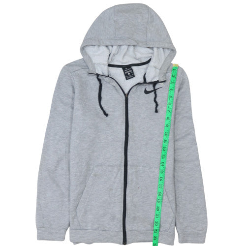 Mens UK Size S Nike Grey Full Zip Hoodie