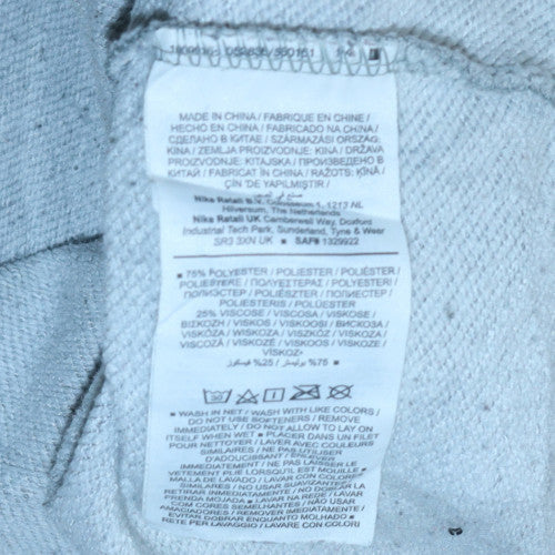 Mens UK Size S Nike Grey Full Zip Hoodie