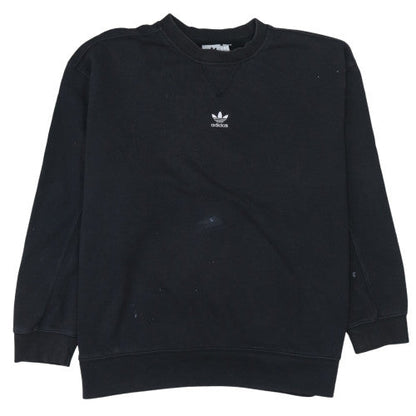 Womens UK Size 14 adidas Black Pullover Sweatshirt