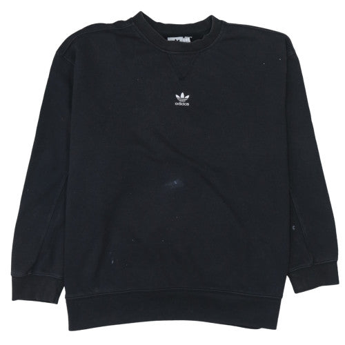 Womens UK Size 14 adidas Black Pullover Sweatshirt