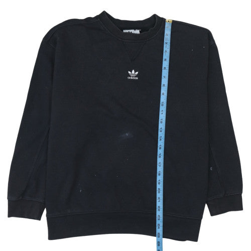 Womens UK Size 14 adidas Black Pullover Sweatshirt