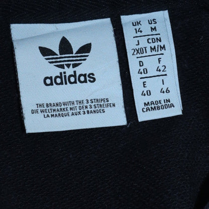 Womens UK Size 14 adidas Black Pullover Sweatshirt
