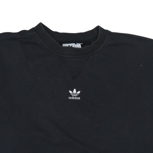Womens UK Size 14 adidas Black Pullover Sweatshirt