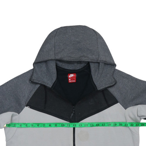 Mens UK Size L Nike Grey Full Zip Hoodie