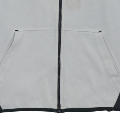 Mens UK Size L Nike Grey Full Zip Hoodie