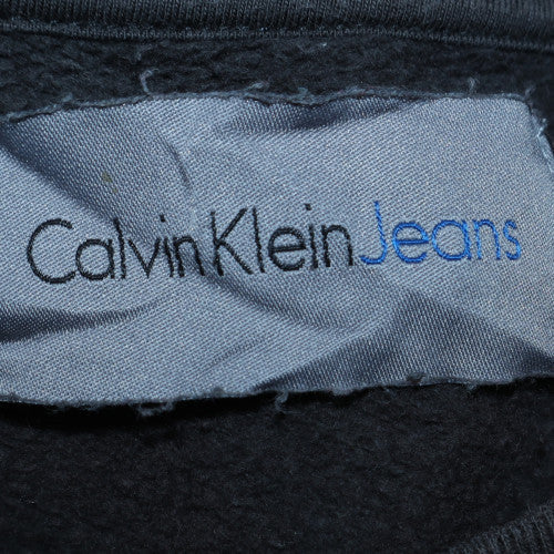 Mens UK Size M Calvin Klein Jeans Black Pullover Sweatshirt