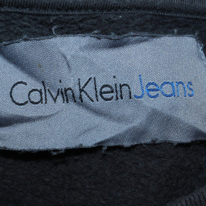 Mens UK Size M Calvin Klein Jeans Black Pullover Sweatshirt