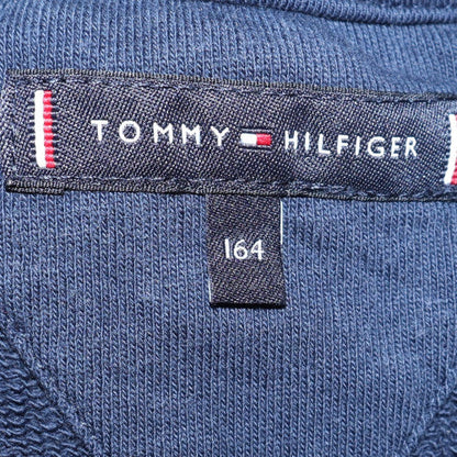 Tommy Hilfiger Boys Navy Blue Crew Neck Cotton Sweatshirt Size 164