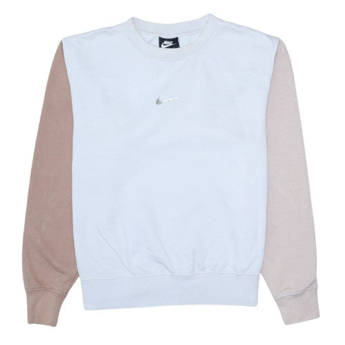 Womens UK Size XS Nike Beige Pullover Sweatshirt