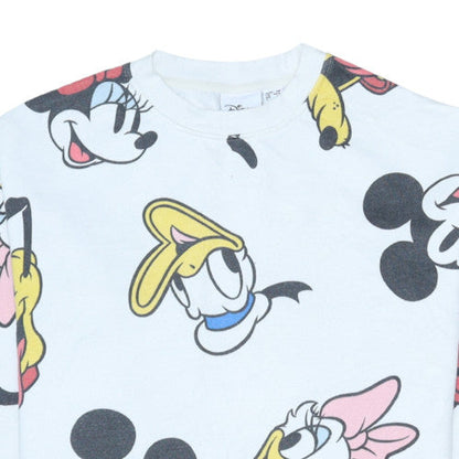 Womens UK Size XS Disney White Pullover Sweatshirt