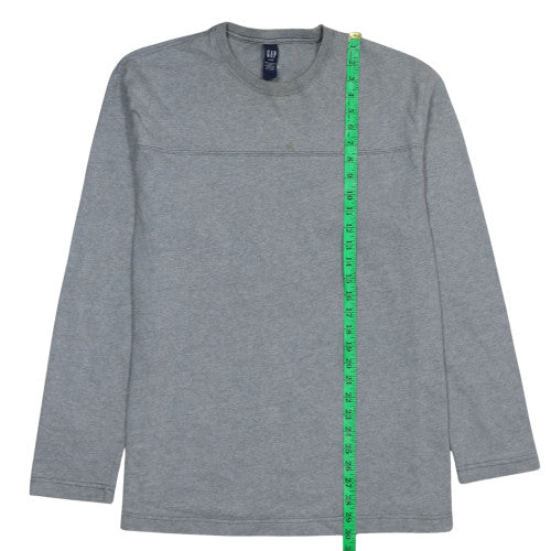 Gap Mens Grey Cotton Crew Neck Pullover Sweatshirt Size L