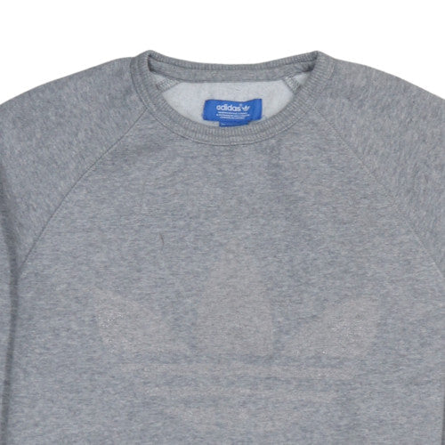 Mens UK Size XS adidas Grey Pullover Sweatshirt