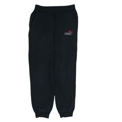 Puma Boys Black Jogger Sweatpants 13-14 Years Elastic Waist Pockets