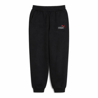 Puma Boys Black Jogger Sweatpants 13-14 Years Elastic Waist Pockets