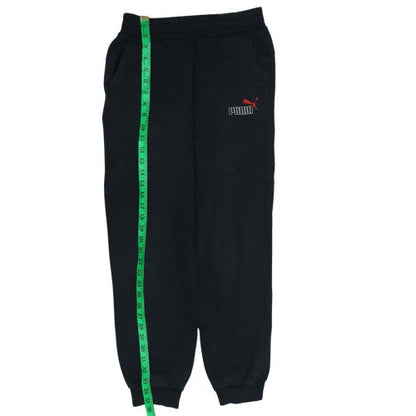 Puma Boys Black Jogger Sweatpants 13-14 Years Elastic Waist Pockets
