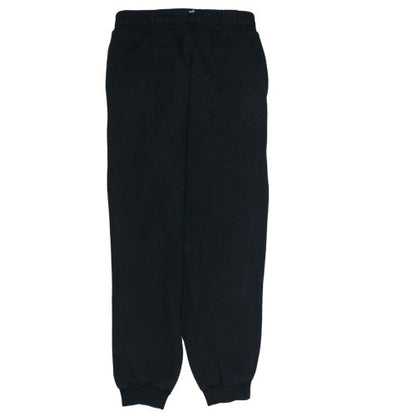 Puma Boys Black Jogger Sweatpants 13-14 Years Elastic Waist Pockets