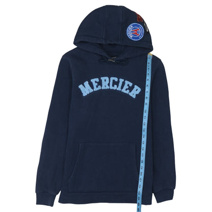 Mens UK Size S Mercier Blue Pullover Hoodie