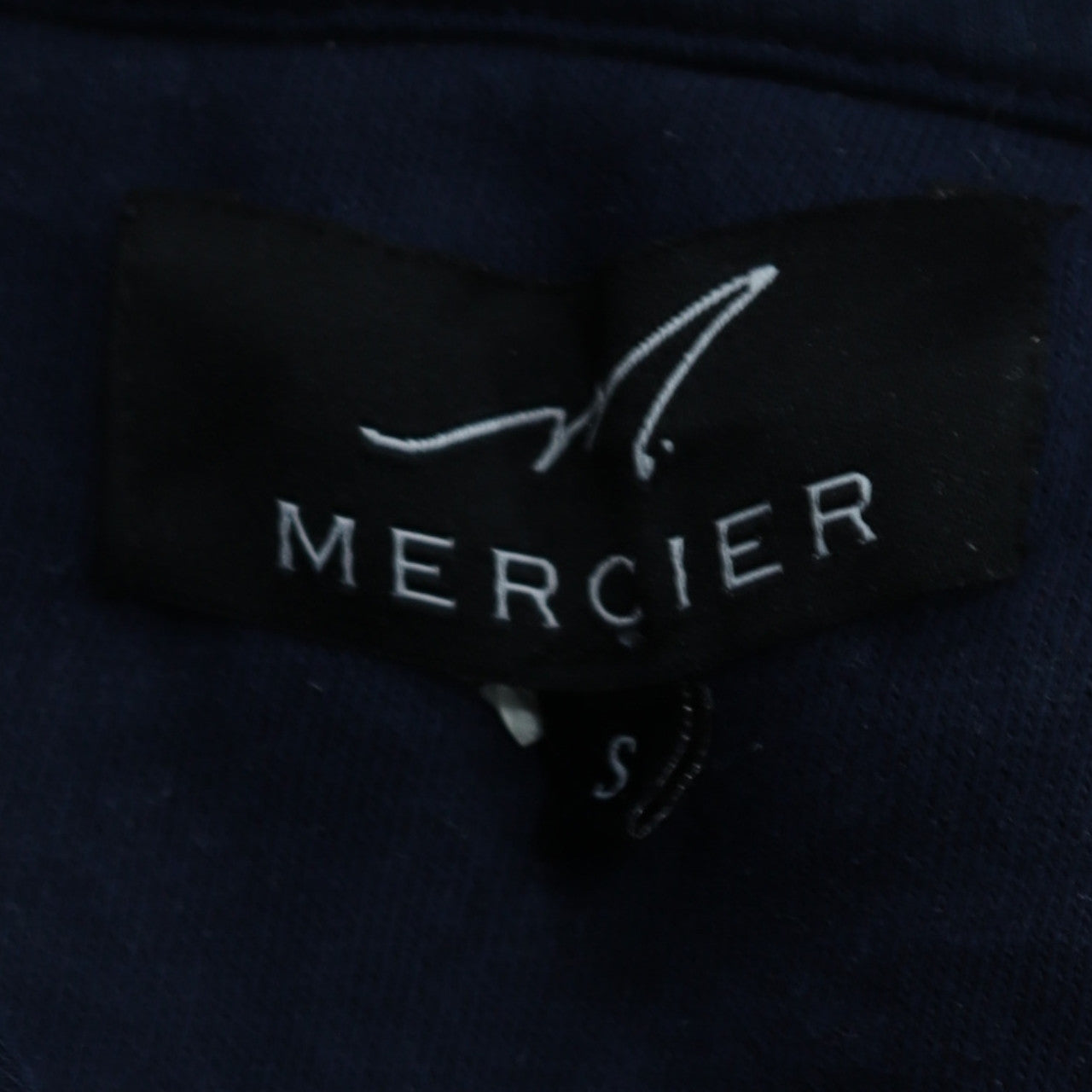 Mens UK Size S Mercier Blue Pullover Hoodie