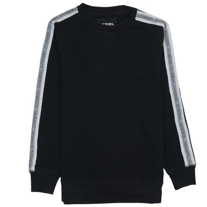 Mens UK Size M Diesel Black Pullover Sweatshirt