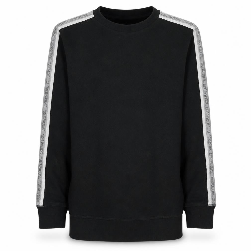 Mens UK Size M Diesel Black Pullover Sweatshirt