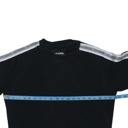 Mens UK Size M Diesel Black Pullover Sweatshirt