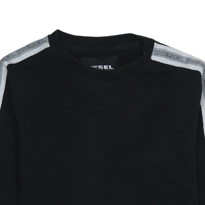 Mens UK Size M Diesel Black Pullover Sweatshirt