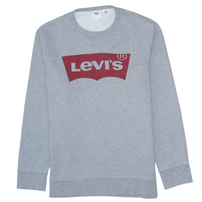 Mens UK Size L Levi's Grey Pullover Sweatshirt
